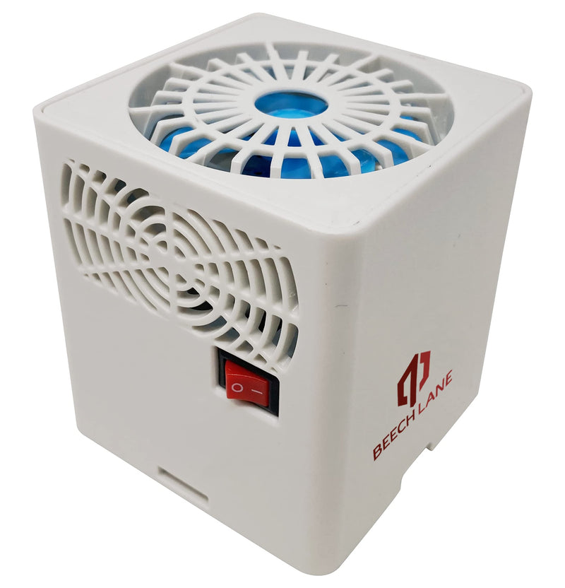 Beech Lane RV Fridge Fan, Patented, High Power 3,000 RPM Motor, Easy On and Off Switch, Multiple Side Vents Increase Airflow, Durable Construction, Efficiently Cools Refrigerator (Natural) Natural