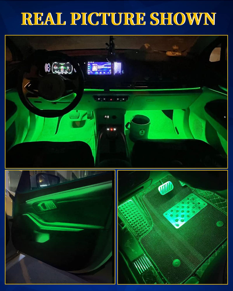 Green Led Strip Lights,DUOFU365 Marine Boat Led Navigation Lights 30CM 15 SMD IP67 Waterproof Auto Interior Lights for Home Decoration Car Motorcycles Boat Golf Cart Truck with 3M Tape(6PCS) Green