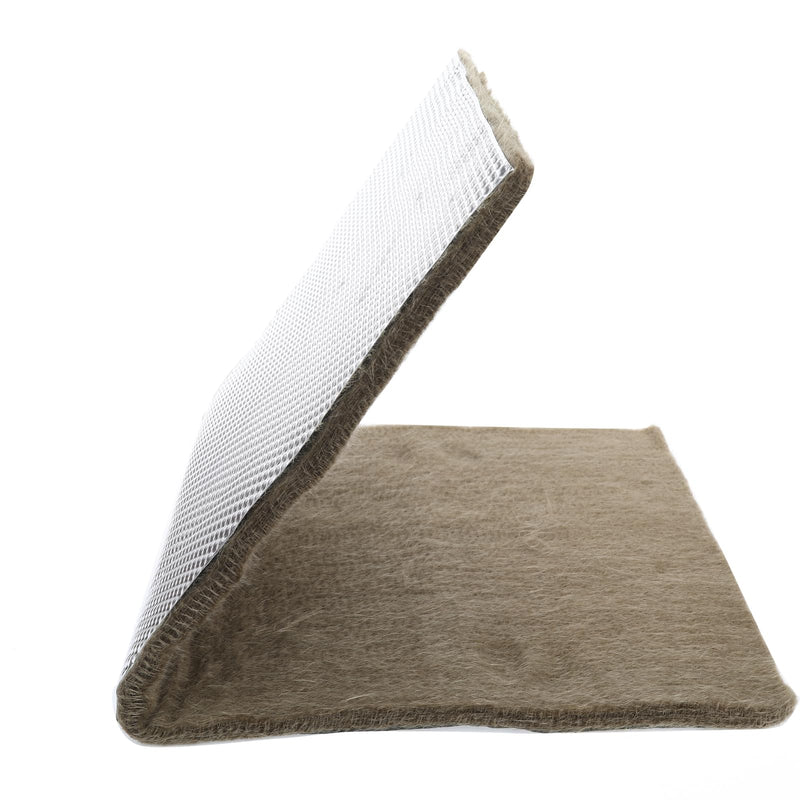 Basalt Laminated Aluminum Heat Shield Insulation Armor for Exhaust headers, Manifolds, Turbo housing, 1/2" Thick x 1' Wide x 2' Long 2' L x 1' W Basalt Insulation