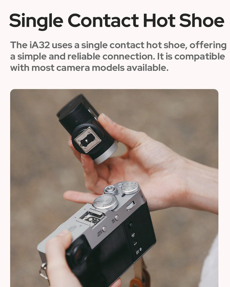 Godox iA32 iFlash Camera Flash,Auto and Manual Modes, Lightweight Portability Single-Contact Hot Shoe Flashes