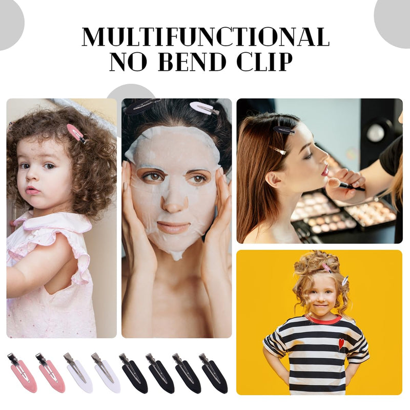 Hair Rollers Set 40 PCS, Hair Roller For Long & Short Hair, Velcro Hair rollers, Rollers hair curlers with 18 Self Grip Black Rollers, 16 Hair Clips, 1 Rat Tail Combs&Waterproof storage bag