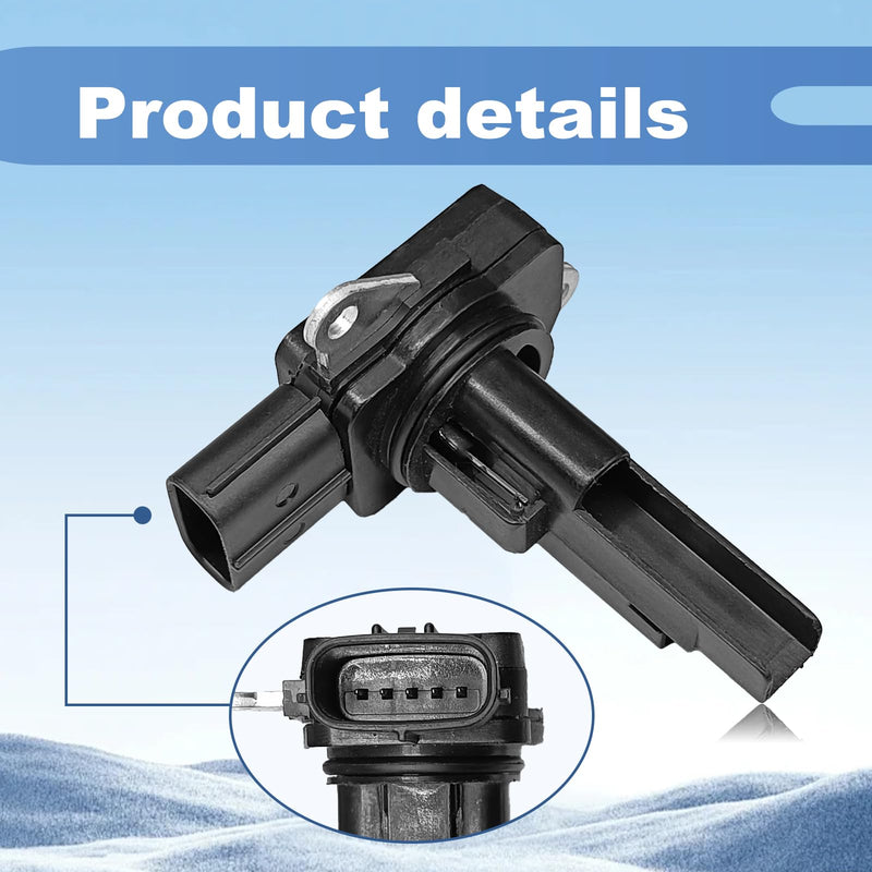  [AUSTRALIA] - 1 Pcs MAF Mass Air Flow Sensor Meter, Compatible with 2007-2017 Camry, 2009-2018 Corolla, 2006-2018 RAV4, 2007-2012 ES350, 2007-2012 RX350, Replace OE Number 197-6110,1976110,197400-5150, 22204-0H010