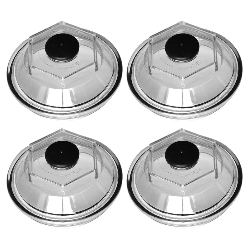 Oil Bath Dust Caps,for Dexter 9k-10K General Duty Axles Built After 1989, for Dexter 10K HD, 12K, 15K 4.0" Threads Trailer Axle Plastic Cover 21-36 Oil Caps 4PCS Kits, K71-148-00