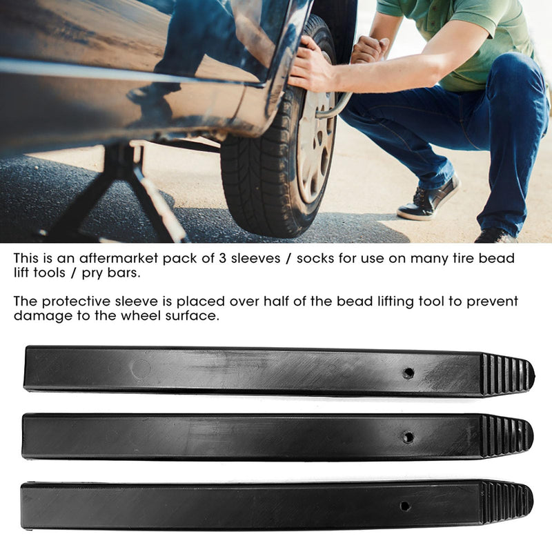 3 Pack Step Bar Pad, Tire Spoon Cover, Changer Lever Cover Protector and Pry Bar Guards for Tire Bead Lift Tool, Scratch Resistant Covers for Tire Changing, Maintenance