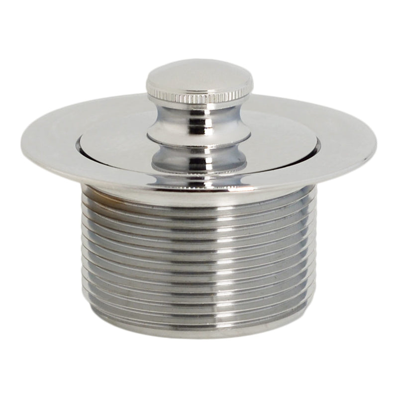 Westbrass D3324-05 1-1/2" NPSM Pull & Drain Bathtub Plug, Coarse Thread, Polished Nickel
