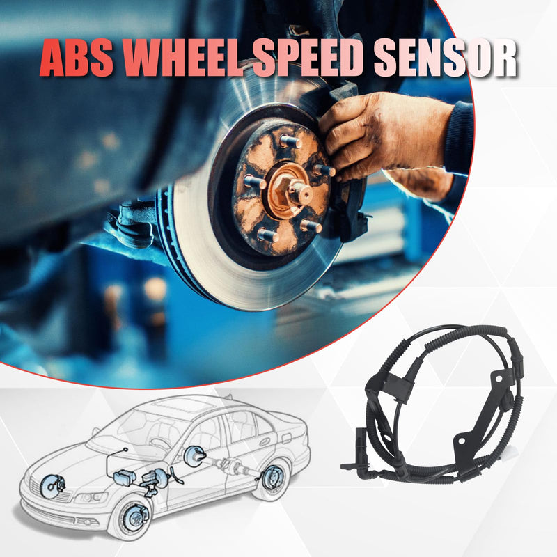 ALS612 Rear Right ABS Wheel Speed Sensor Compatible with Santa Fe 2007 2008 2009 2010 2011 2012 2.4L L4 2.7L 3.3L 3.5L V6