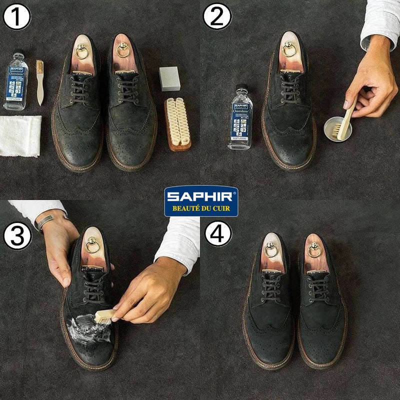 Saphir Cleaner Suede Nubuck Leather Omnidaim 100