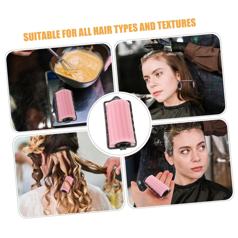 COLLBATH 6Pcs Sponge Curlers Overnight Hair Curlers for Women No Heat Hair Curler Set for Long or Short -in Rollers for Wet or Dry Styling