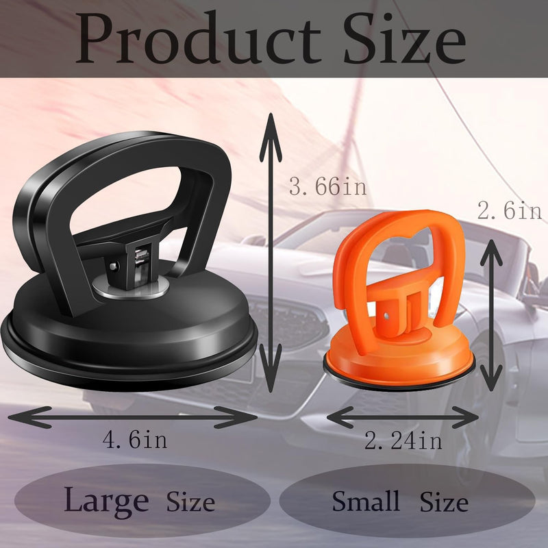 Car Dent Puller Repair Kit,Powerful Car Suction Cup Dent Puller Kit Handle Lifter,Car Dent Removal Kit,Car Dent Remover Tools for Auto Body Dents Remove,Glass,Screen,Tiles Lifting Objects Moving (A) A
