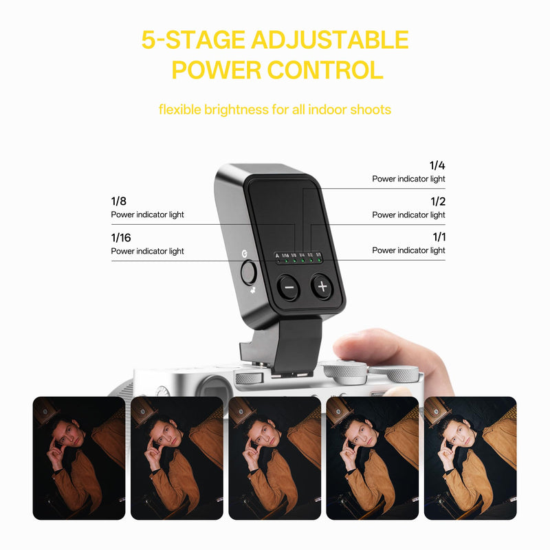 VILTROX Z2 TTL Camera Flash, Foldable Camera Speedlite (for Nikon) | TTL Flash, 52g Lightweight, 60mm Pop-Up Foldable, 5-Level Manual Power, USB-C Rechargeable Hot Shoe Speedlite With Diffuser for Nikon