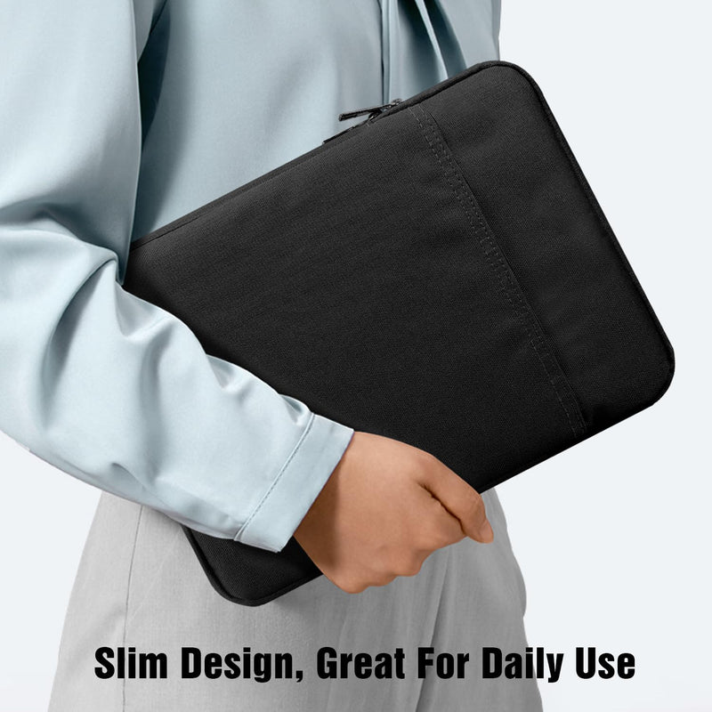 TiMOVO 13 Inch Tablet Sleeve for iPad Air 13 Inch 2024,iPad Pro 13 Inch 2024,iPad Pro 12.9" M2 2022/2021/2020,GalaxyTab S8+/S9+ 12.4" 2022/2023,Protective Carrying Bag Fit Smart Keyboard, Black