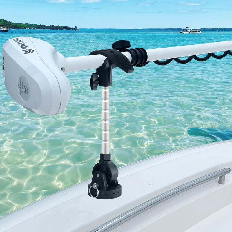 Trolling Motor Stabilizer Mount Support for Minn kota Terrova/Riptide Terrova/Ulterra/Riptide Ulterra/PowerDrive,Hold Trolling Motor Shaft Securely&Reduces Bounce