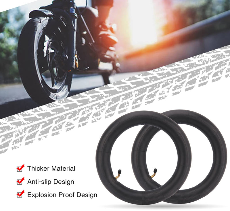 12 1/2 x 2 1/4 Tube Inner Tube 12.5 x 2.25 Tire 2 Pack for Pocket Bikes, Gas Scooters, Electric Scooters, Mini Bikes, Mobility Scooters and More