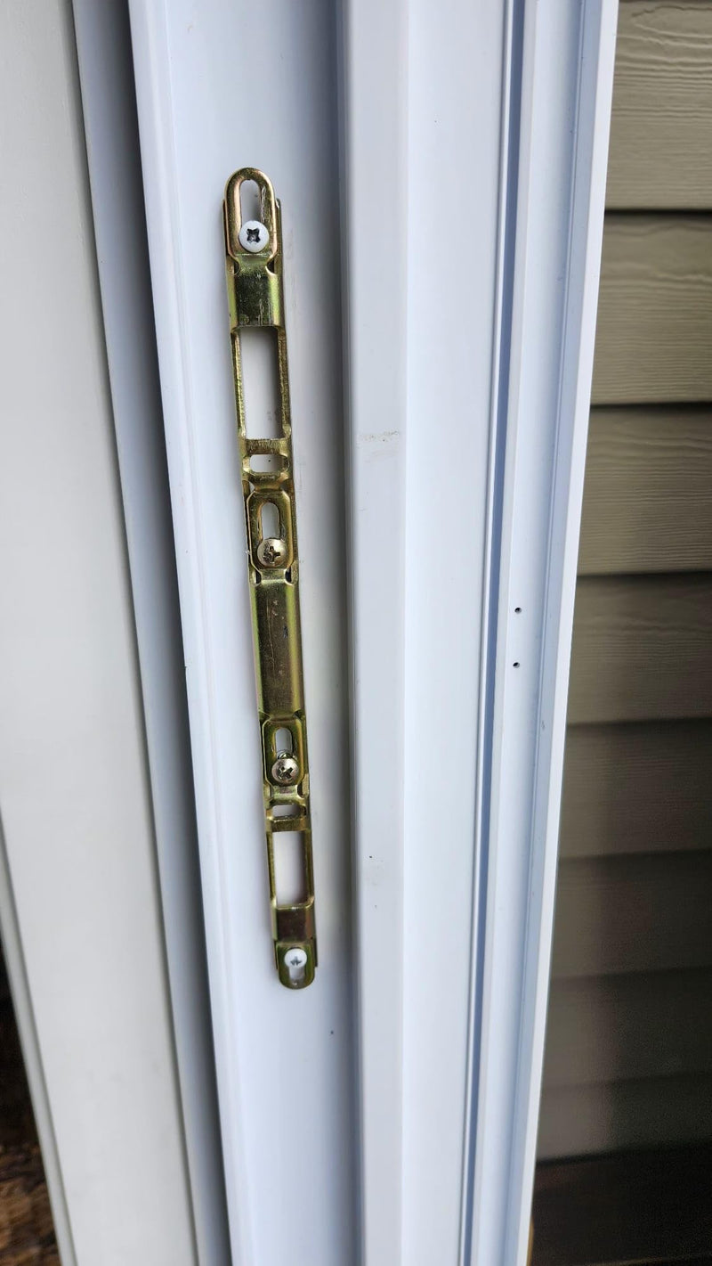 10-7/8" Sliding Patio Glass Door Multi-Point Keeper for 2 Point Mortise Lock | Fix Repair Locking Security Mechanism Hardware (Keeper for 11-3/4" Mortise Lock) Keeper for 11-3/4" Mortise Lock