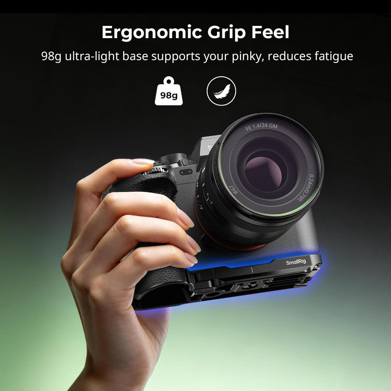 SmallRig A7R VI Baseplate, Mount Plate for Sony Alpha 7R VI, 98g Lightweight, Plate for Arca-Swiss, 1/4"-20 Threaded Holes, Ergonomics Design