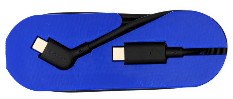 Flexible Cable Organizer for Viture Luma & The Beast – USB‑C to USB‑C Cable Fit - 3 Styles for Different Viture Models (Luma/Beast, Blue Flexible) Luma/Beast (Flexible)