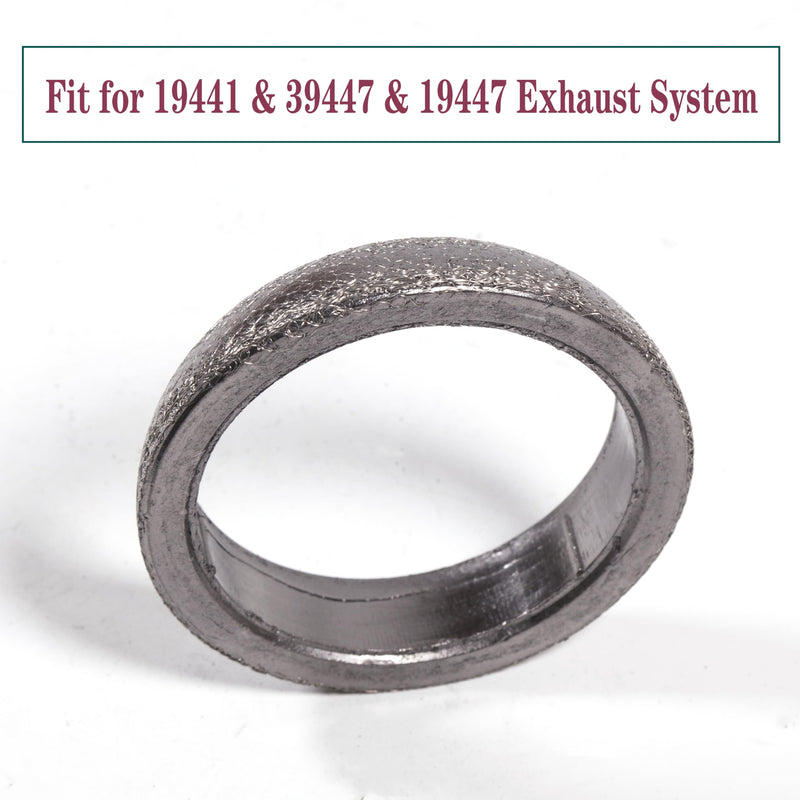 61106 Exhaust Pipe Flange Gasket for Toyota Sienna AWD FWD Corolla Highlander Prius Tacoma Matrix Subaru Forester Mitsubishi Lancer Lexus GX470 RX400h Exhaust Gasket17451-0a010 1575a082 17451-74051 61106