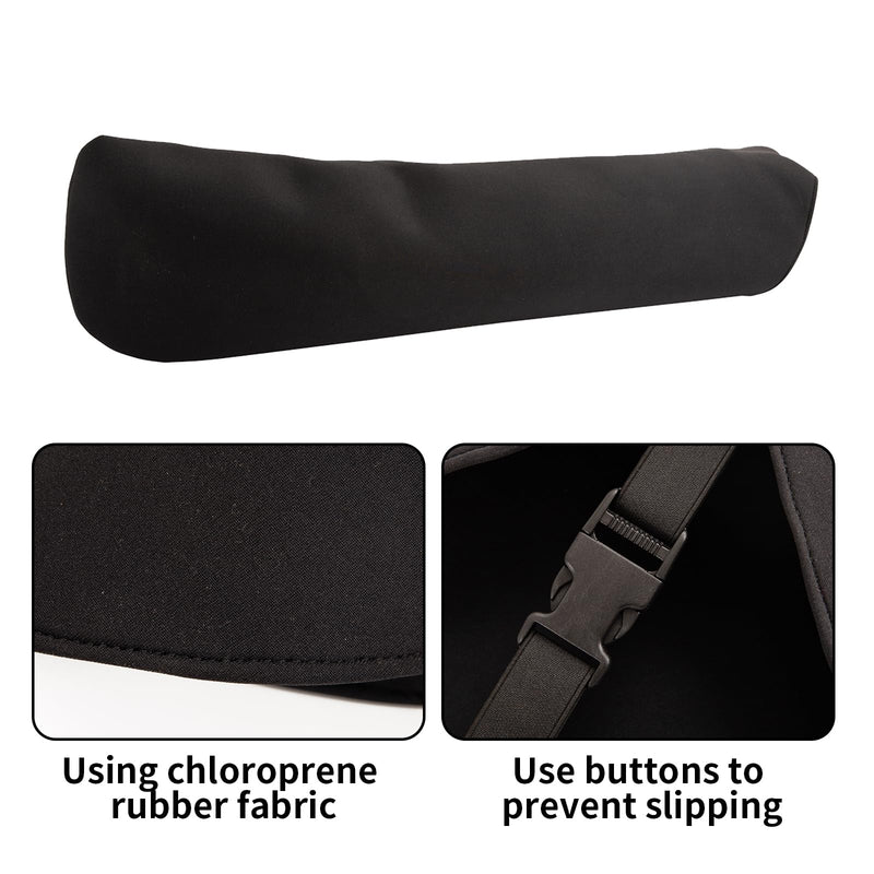 Tow Bar Cover Tow Bar Storage Bag,Tow Bars,Tow Bar Accessories,Compatible with Roadmaster 055-3 Motorhome Mounted Tow Bars,Cover for All Sterlings Falcons Blackhawk towbars Marine Grade (Black) Black