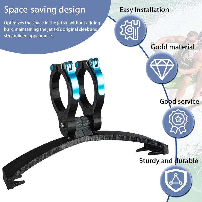 Compatible with JBL Speakers&Sea-Doo GTI(2011-2019) Bluetooth Speaker Mount | Solid Locking Design for High Speed, for Seadoo Accessories