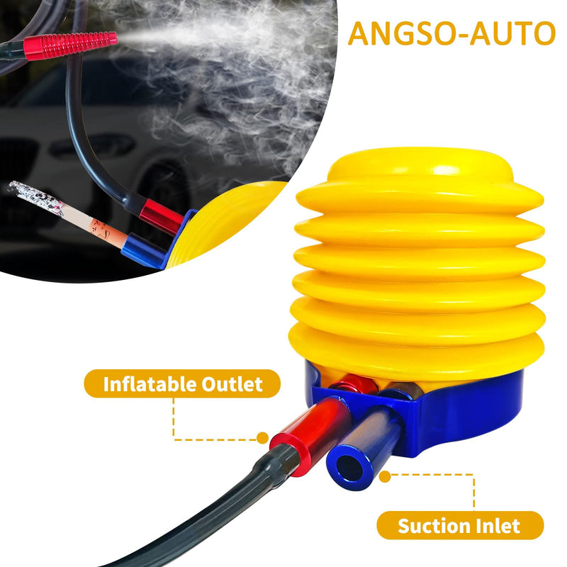 Manual Hand Smoke Pump Automotive Smoke Machine Leak Detector EVAP Vacuum Diagnostics Tester Battery & Fluid Free
