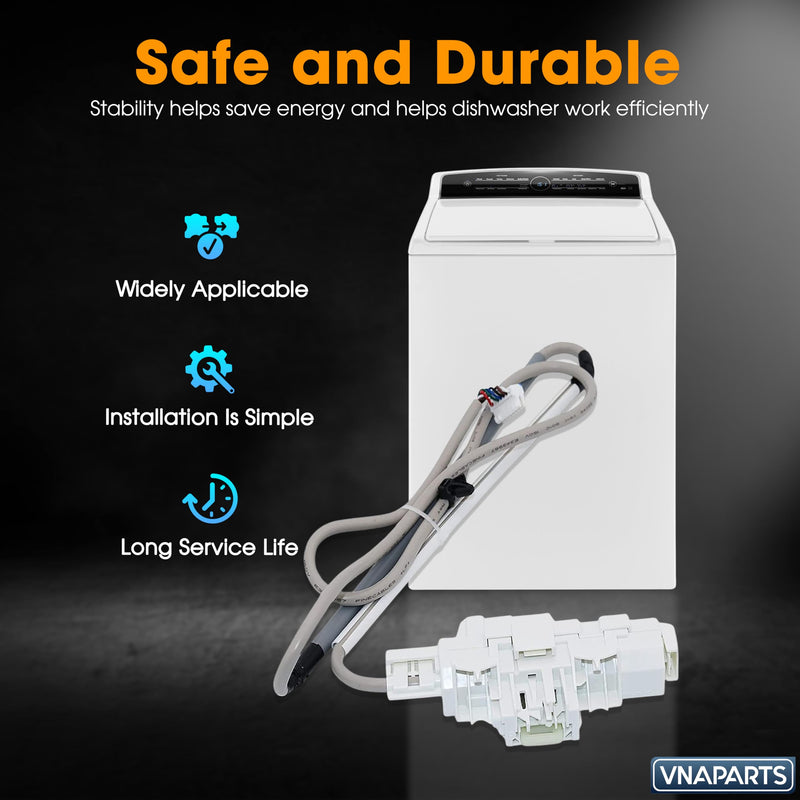 WTW7500GW0 WTW7500GC0 WTW8000DW WTW8040DW2 WTW7040DW1 WTW8040DW0 WTW7300DW1 WTW8500DC0 Washer Door Lid Lock Latch Switch Replaces For Whirlpool Cabrio WTW7000DW0 WTW7300DW0 WTW7040DW0 WTW8040DW4
