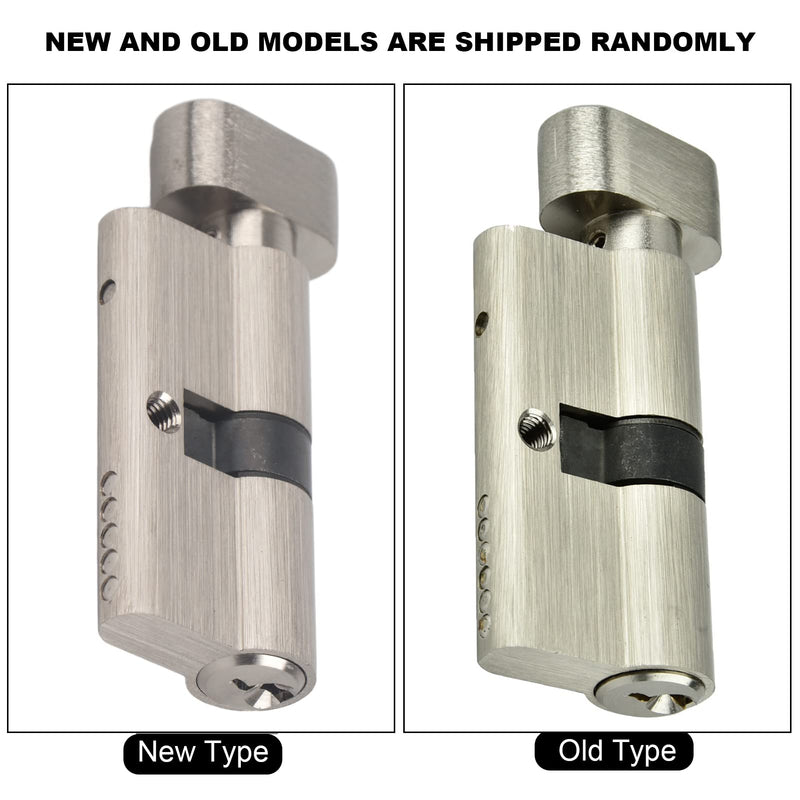 Copper Single Open Lock Cylinder with Keys 60mm/70mm Sturdy & Durable Anti-Theft Solution Ideal for Wooden and Aluminum Doors