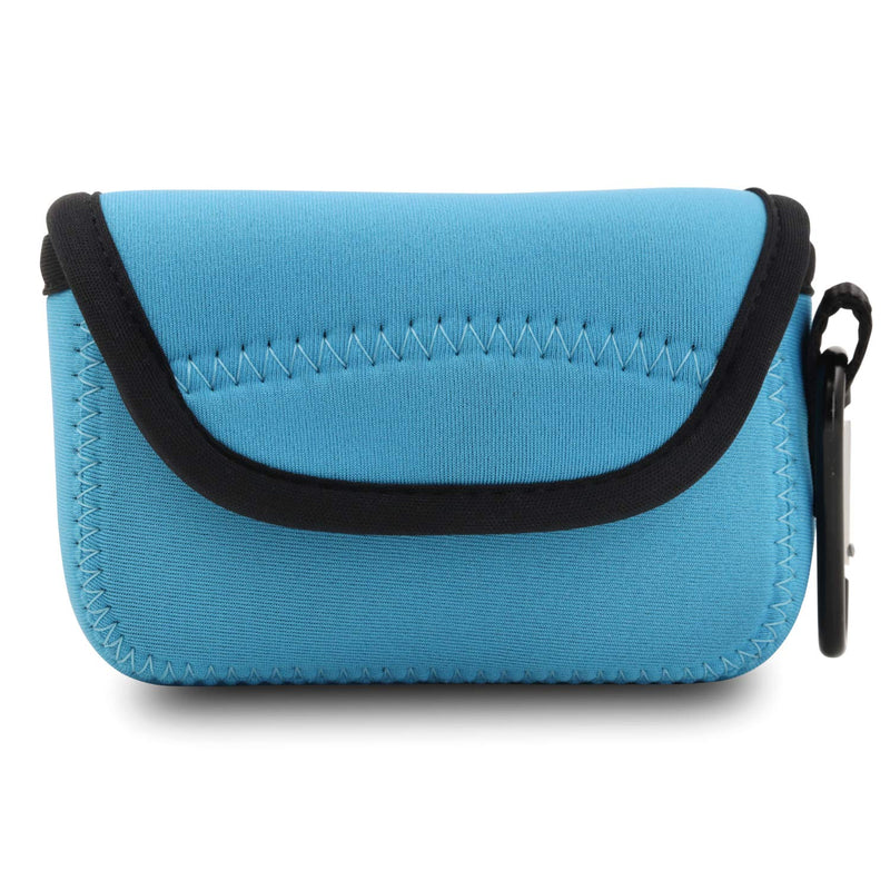 MegaGear Ultra Light Neoprene Camera Case Compatible with Olympus Tough TG-6, TG-5, TG-4, Sony Cyber-Shot DSC-RX100 VI, DSC-RX100 V, DSC-RX100 IV - Blue