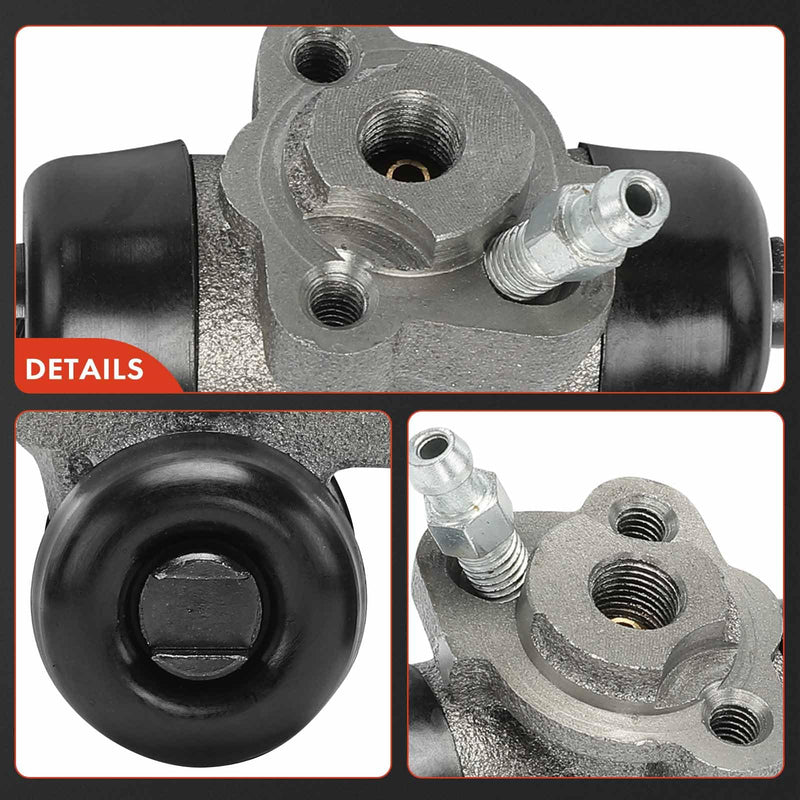 A-Premium Rear Driver and Passenger Drum Brake Wheel Cylinder Compatible with Select Toyota, Chevrolet and Geo Models - Corolla 1986-2002, Paseo 1992-1999, Tercel 1983-1998, Nova, Prizm, 2-PC Set
