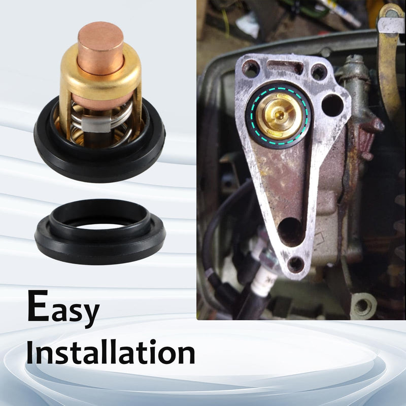 Thermostat with Gasket Compatible with Johnson Evinrude 5-235 HP Outboard Motors Replace#: 5005440 8330720 777260