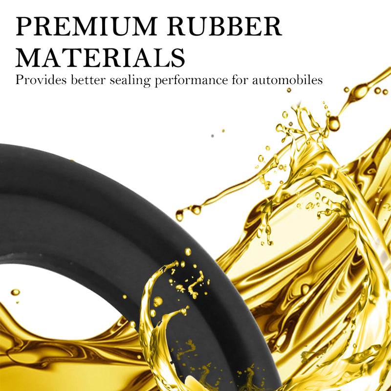 10PCS Oil Drain Plug Gasket Replace OEM#12616850,Sealability M12 Oil Drain Plug Washer Reduced Oil Leakage,Securely Oil Plug Gasket Compatible with Buick Cadillac GMC Chevrolet (M12)
