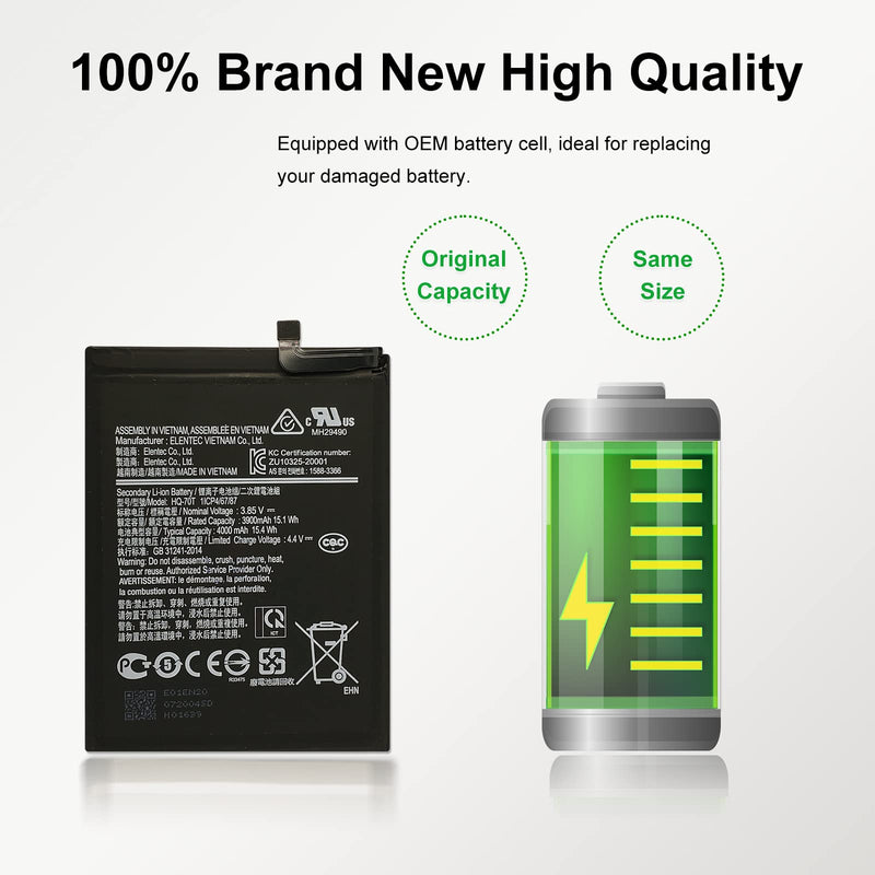 New Upgraded Battery for Galaxy A11, HQ-70N HQ-70T Replacement Battery Compatible with Samsung Galaxy A11, with Repair Tools & Instruction