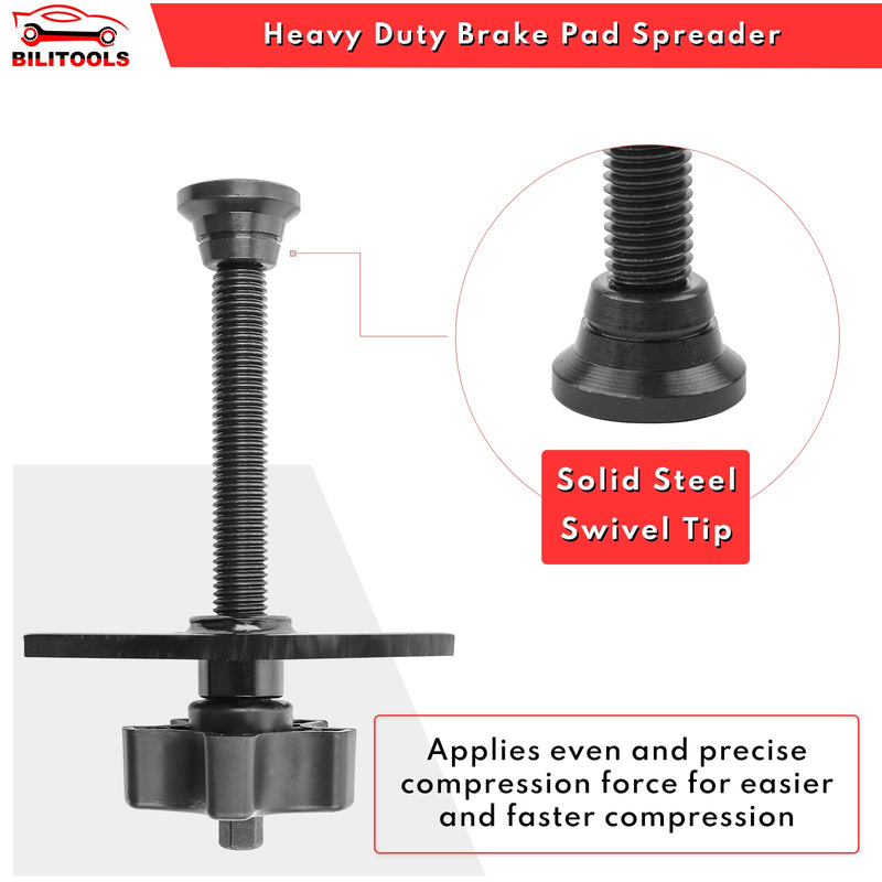 BILITOOLS Brake Pad Spreader Heavy Duty Disc Brake Pad Separator Tool Piston Brake Caliper Compression Tool
