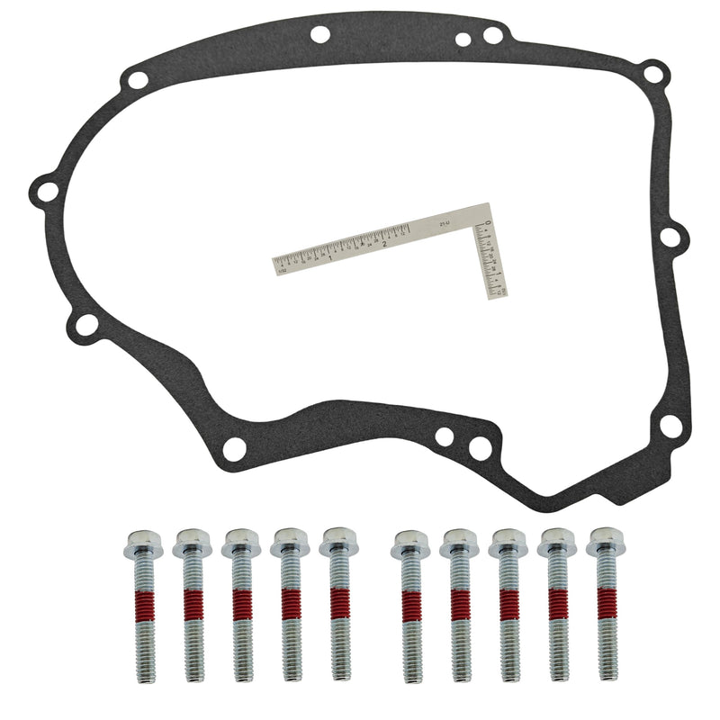 Crankcase Gasket Kit,594195 Compatible with Briggs and Fit for Stratton Small Gasoline Engines,with Mounting Bolts,Replacement 591911, 697227, 690945, 273488