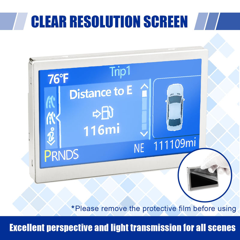 LCD Display Color Screen Compatible with 2014-2016 Ford Escape 2013-2016 Ford Focus LCD Module 4.2" Speedometer Instrument 150 MPH 50 Pins LQ042T5DZ11 LQ042T5DZ13A