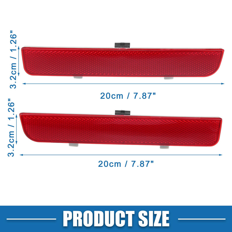 Rear Left Reflector Strip No.LR006349/LR006348 Bumper Reflective Cover Trim for Land Rover for Range Rover 2003-2012 1 Pair