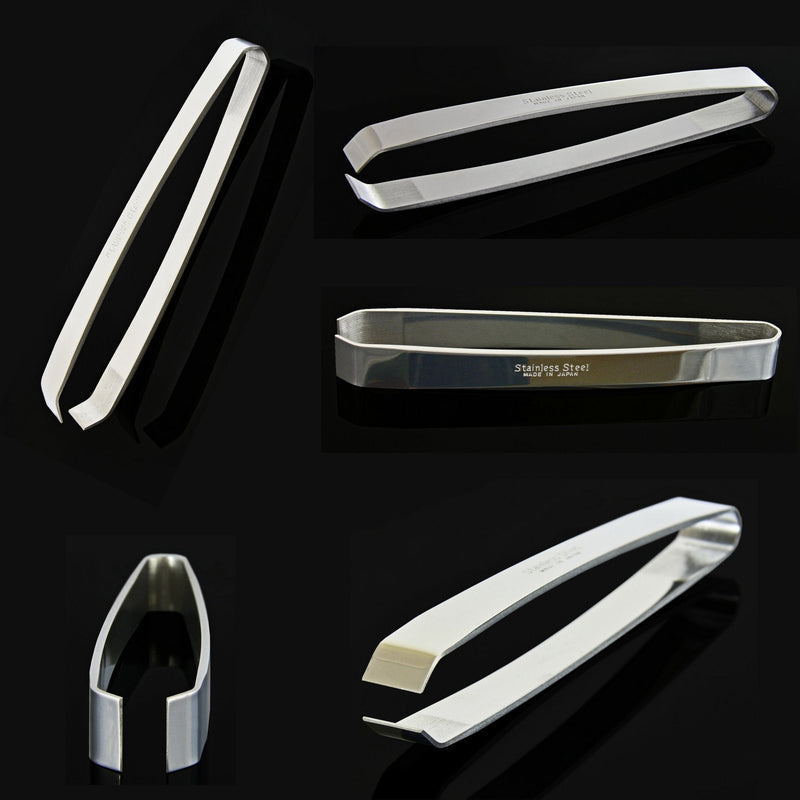 Made In Japan Fish Bone Tweezers (2-pack) - Non-Slip, Precision Grip - Debone Salmon, Bass, Catfish - Stainless Steel Handmade Japanese Craftsmanship (4 3/4") 4 3/4" - 2 pack