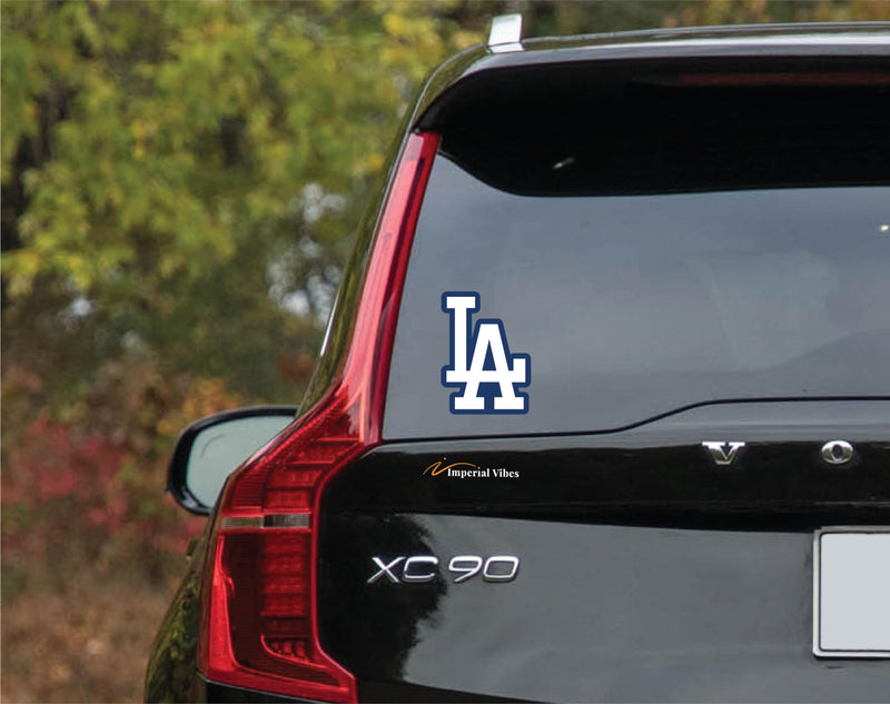 IMPERIAL VIBES – Los Angeles Sticker – Vinyl Decal for Car, Truck, and Van – Indoor and Outdoor IPad Decals - Removable Laptop Sticker – Waterproof Decal for Window and Waterbottle– Pack of 2 Imp 55