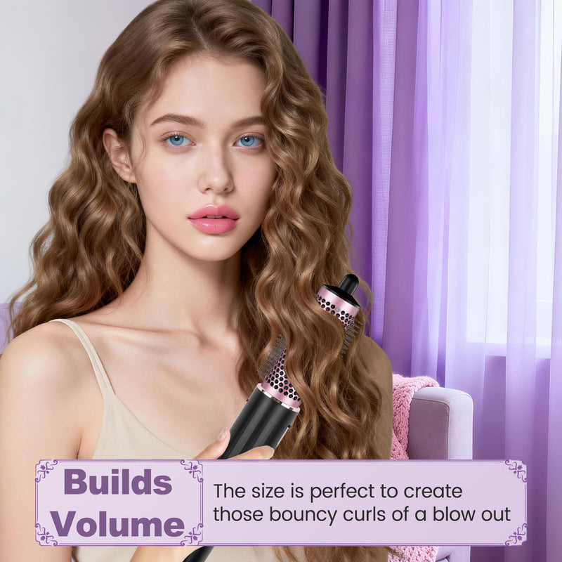 Round Brush Attachment for Shark FlexStyle Accessories | Normal Round Volumizing Brush Hair Styling Tool for Straight, Wavy, Curly, and Coily Hair