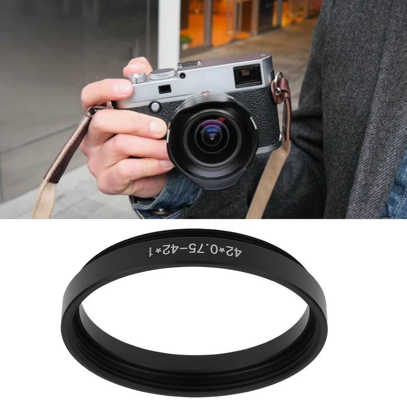 1 Pack Camera Thread Adapter Ring M42x0.75 T2 Male to M42x1 Female Compatible with Cameras and Telescopes