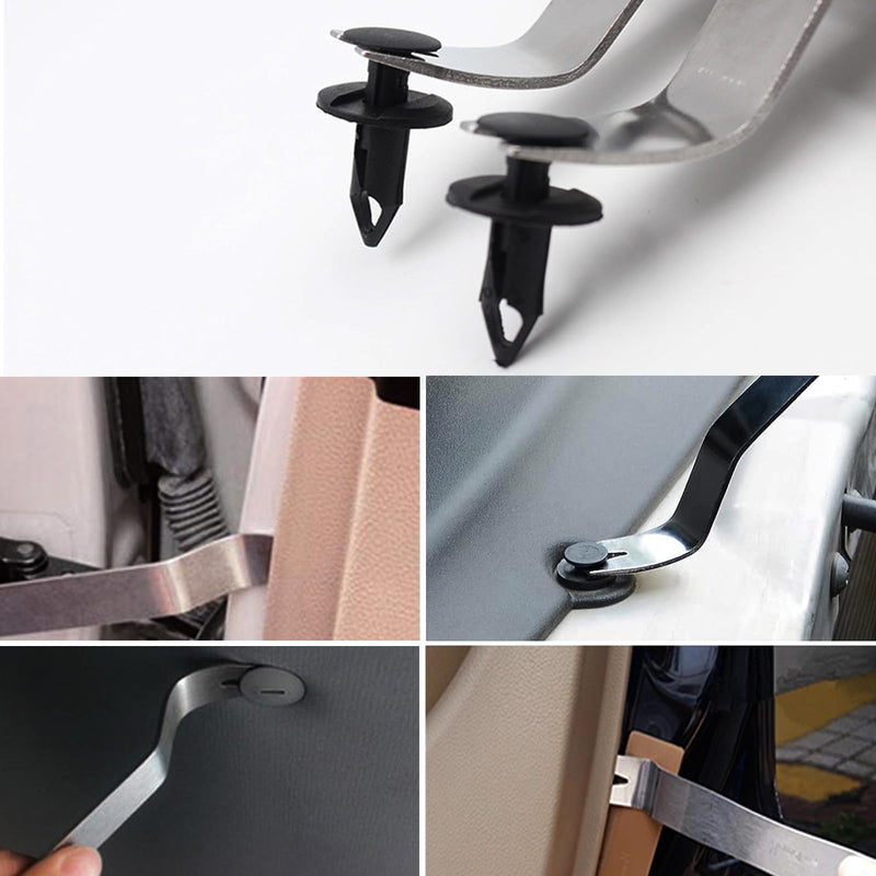 GLK Auto Trim Removal Tool Set Door Clip Panel Removal Tool Set Car Pry Tool with Fastener Remover for Car Dash Radio Audio Installer Pry Tool 9PCS blue