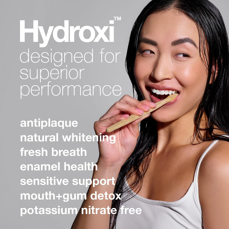 Davids Hydroxi Fluoride Free Nano Hydroxyapatite Toothpaste for Remineralizing, Sensitive Support, Whitening, Antiplaque, SLS Free, Natural Peppermint, 5.25oz, Made in USA (3 Pack) 2. Whitening Peppermint 5.25 Ounce (Pack of 3)