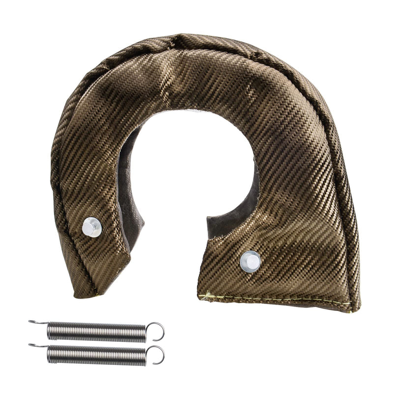 T4 Titanium Turbo Blanket Turbocharger Heat Shield With Fastener Springs T4