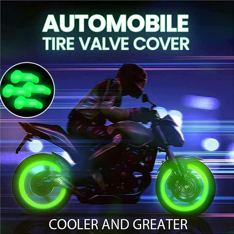 4PCS Valve Stem Caps Funny,Funny Tire Valve Caps,Glow in The Dark Valve stem caps,Glow in The Dark Tire Valve Caps,Pencil Valve stem Covers,Pencil Valve stem caps,Fluorescent tire Valve caps(White) White