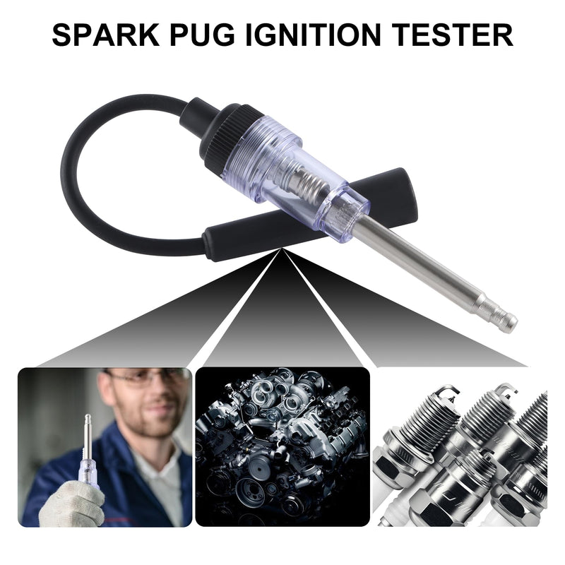 SINGARO Inline Spark Plug Tester, Plug-in Engine Ignition Tester, Car Exterior Accessories, Automobile, Lawn Mower,Engine Verification-Armature Diagnostic Test Tool 1