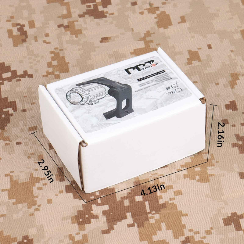 YSS Tactical FTC Magnifier Mount with Fast QD Lever 2.91" Optical Centerline Height Flip to Center Mechanism CNC Aluminum Compatible G23,G30,G33,G43,G45, 3X, 6X Etc