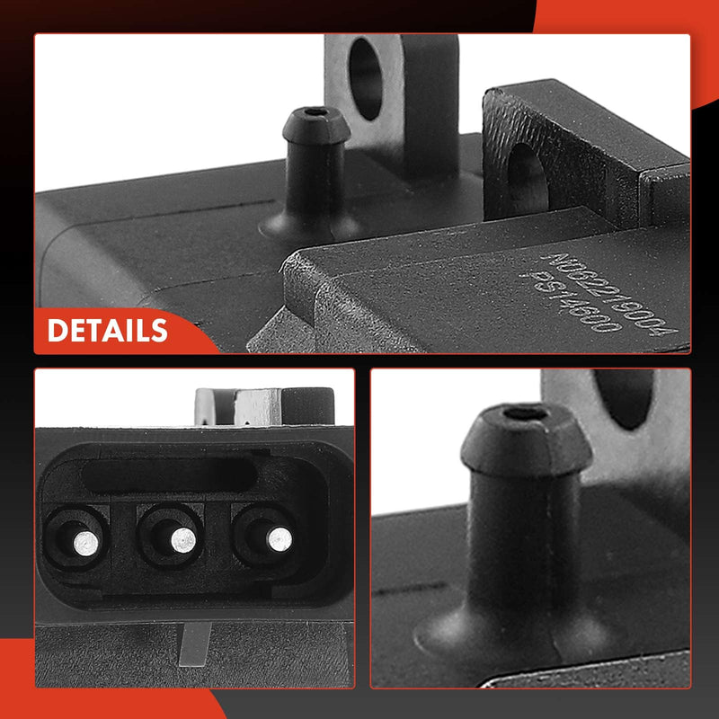 A-Premium Manifold Pressure (MAP) Sensor Compatible with Jeep Grand Cherokee Cherokee 1996 2.5L 4.0L Gas
