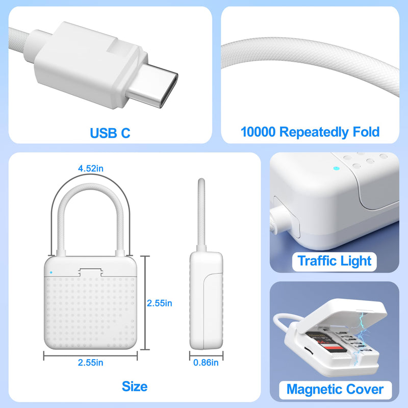 UHS-II Micro SD 4.0 Card Reader USB C SD Card Reader 2 in 1 SD & TF Adapter | 4-Slot Cards Storage, Dual-Slot Transfer, USB 3.2 Fast File Transfers, SIM Card Pin Storage, Plug & Play Convenienc