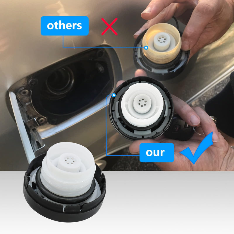 Gas Cap Fuel Cap 77310-48020 For 1989-2004 Toyota Avalon Camry Corolla T100 Tercel Celica Paseo RAV4 4Runner Land Cruiser Sienna Tacoma Solara Tundra Sequoia, Lexus ES300 RX300 SC300 LS400