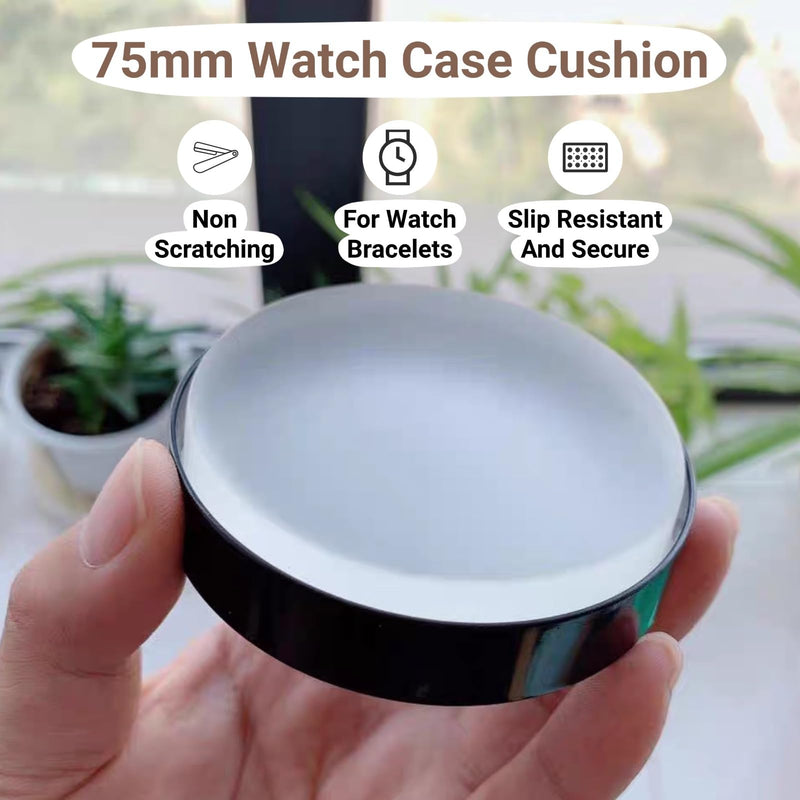 75mm Watch Case Casing Cushion, Transparent Soft Rubber Watch Repair Tool, Watch Movement Holder, Cushion for Repair Watches Repair