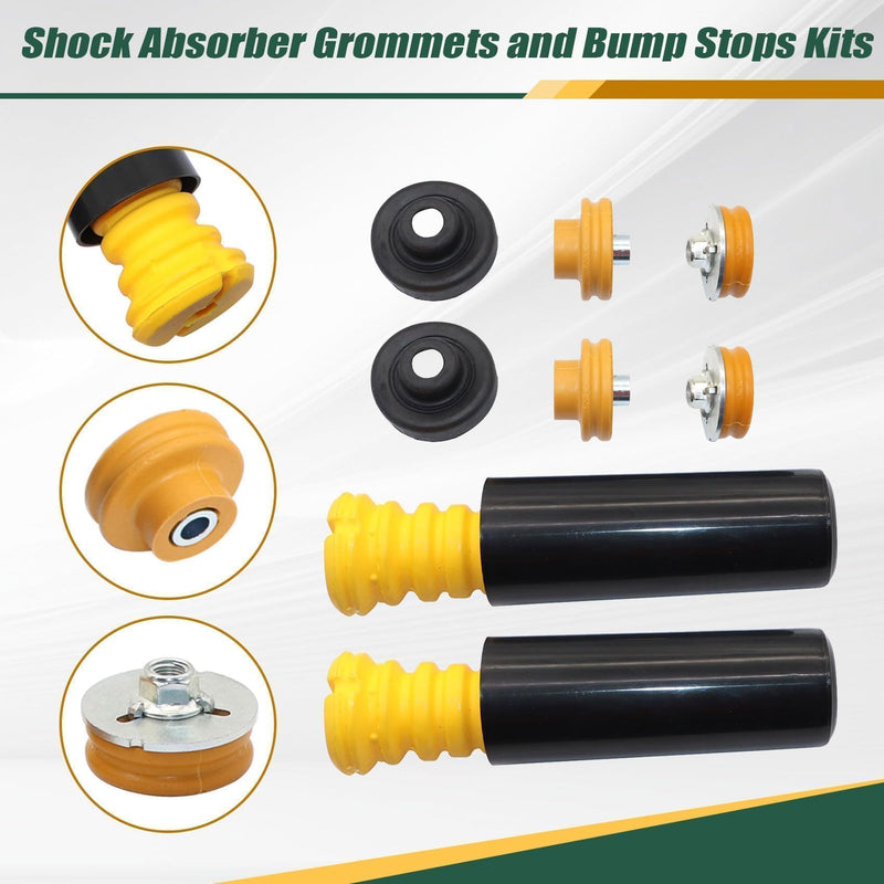 Rear Upper Lower Shock Mounts Grommets and Bump Stops Kit Compatible with BMW E82 E87 E88 E90 E92 E93 128i 135i 323i 325xi 328i 328xi 330i 335i 335d # 3353676733401 33506771737 33506771738